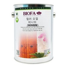 비오파 컬러 오일 피니쉬, 2.5L, 검정 1070, 1개