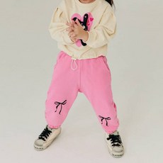 Kikimora 女童顯瘦蝴蝶結束口褲