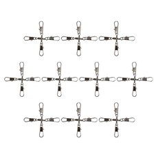 Silvercast 帶鎖四向轉環, 10入, 1套