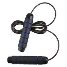 Make Mine 防滑不纏繞鋼絲跳繩 3m, 藍色, 1個