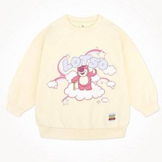 milkmile 兒童款 迪士尼 熊抱哥 漂浮雲朵 大學T恤