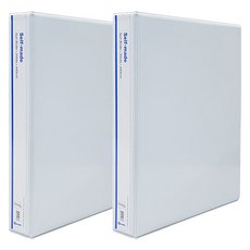 Youngoh 3孔梯式活頁夾 3cm A4, 白色, 2個