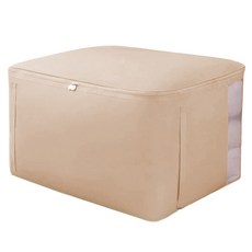 efactory Judy N 大容量衣物棉被收納整理袋, 象牙白, 超特大型(60 x 50 x 35 cm), 1個