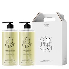Only Percent魚腥草40洗髮精 1000ml+40沐浴乳 1000ml禮盒組, 1組