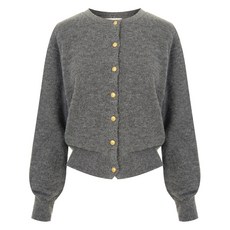 Paige Flynn 女款金色鈕扣圓領針織開襟衫 P4CCA011C