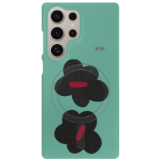 iRUDA 컬러 플라워 맥세이프 하드 휴대폰 케이스