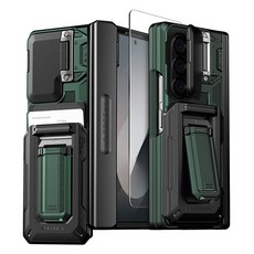 베루스 디월렛 오리진 자동 힌지 보호 카드 수납 거치대 휴대폰 케이스 + 필름 세트