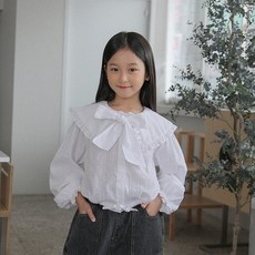 YouIt 女童Ellie荷葉邊蝴蝶結上衣