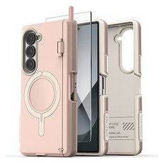 베루스 토르소 엣지 펜커버 자동 힌지 보호 S펜 수납 맥세이프 전후면 일체형 휴대폰 케이스 + 필름 세트