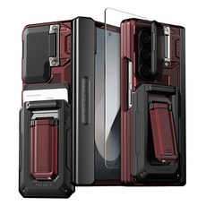 베루스 디월렛 오리진 자동 힌지 보호 카드 수납 거치대 휴대폰 케이스 + 필름 세트