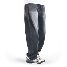 남성용 더티워싱 버뮤다 통 청바지 YNB2195