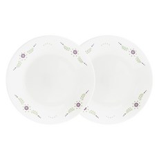 Corelle Brands 康寧餐具 英式花園圓盤 小, 2個, 單品, 白色