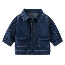 Uvely 兒童 Hitopi 口袋牛仔夾克