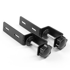 takongpan 桌上型支架 水平調節器 2入 + NEW 托架 2入 + 螺絲螺帽 2入, 1套, 黑色