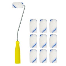 World Clean 60mm滾筒架 + 50mm補充包10入組, 1套