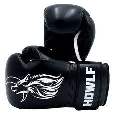 HOWLF 雅典娜 拳擊手套 雙手組, 黑色 + 白色, 1套