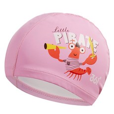 361 海賊王兒童泳帽, 粉紅色, 1個