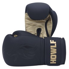 HOWLF 雅典娜 拳擊手套 雙手組, 霧面黑 + 金色, 1套