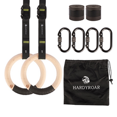 Hardy Lore 安裝簡單快速 耐用的優質木質 gim 環, 混合色, 1套