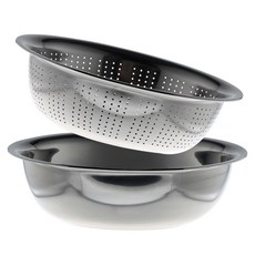 M.v.Eisenberg Küchenbaum 攪拌碗 2件組, 1套, 濾水碗 34cm + 攪拌碗 40cm