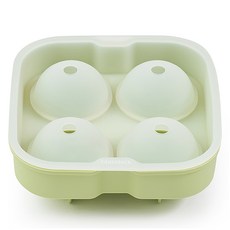 셰프토프 글라스락 프리징볼 트레이 4구, 혼합색상, 1개