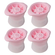 inbloom 手持大球圓形製冰盒 1格, 粉紅色, 4個