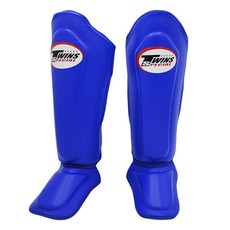 Twins Special 踢拳道護脛 雙邊套組 SGS10, 1套, 藍色
