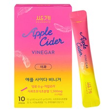 SSANGGYE 蘋果西打醋 蘋果 10入, 50g, 1個