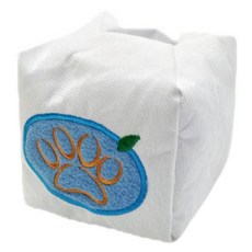 Petca 嗅聞抽紙巾狗狗玩具, 方形面紙盒, 1個