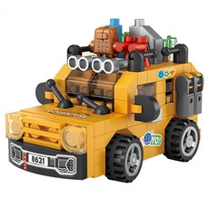 LoZ Safari 汽車迷你奈米塊, 混合顏色, 1個