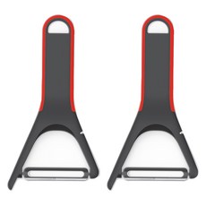 Corelle Brands 康寧餐具 Pyrex Y型削皮器 蔬菜削皮器, 黑色, 2個