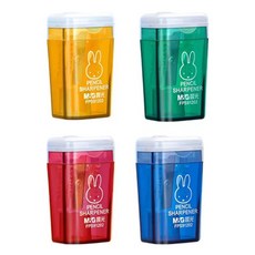 Black Tree 彩色便攜式削鉛筆機, 隨機出貨, 4個