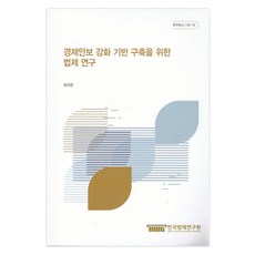 經濟安保強化基礎構築的法制研究, 韓國立法研究所, 崔智妍
