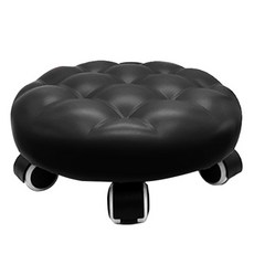 World Clean Plenti 矮腳地板作業壓紋椅, 1個, 黑色