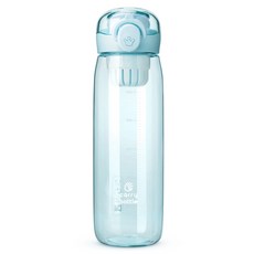 carry bottle Tritan一鍵式水瓶, 1個, 藍色, 600ml