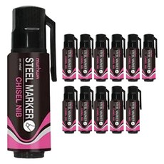 munhwA Steel馬克筆, 12個, 粉紅色