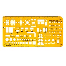 KORING 家具模板 1/100 K-501, 1個, 單一顏色