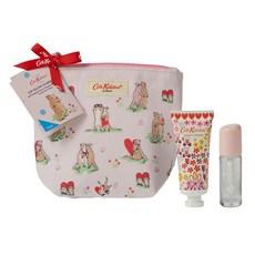 Cath Kidston 透明潤唇膏 2.2g + 護手霜 20ml 套組, 1套