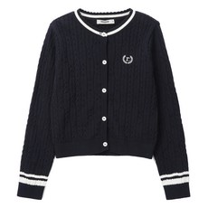 레노마키즈 여아용 변형 꽈배기 니트 가디건 R2431K4511