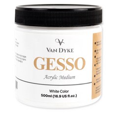 반다이크 전문가용 미술용 젯소 화이트, 500ml, 1개