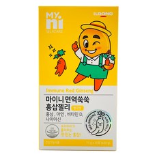 Ildong Pharmaceutical Maini 免疫艾蒿紅參果凍 芒果味 15g 30包, 紅蔘