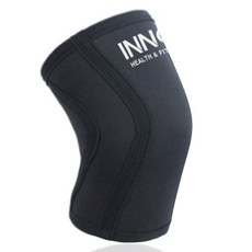 Innoi 氯丁橡膠7mm護膝, 1個, 黑色