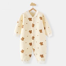 Bebeniz 嬰兒純棉舒適全開扣連身衣