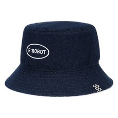R.ROBOT 兒童丹寧雙面漁夫帽