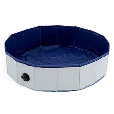 REDPUPPY 寵物Crinkle可折疊戲水池 XL, 1個, 灰色