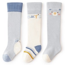 Bebeniz 兒童可愛動物及膝襪3雙組