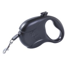 요런개 반려동물 튼튼 댕댕 자동 리드줄, 블랙, 1개