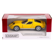KiNSMAR 蘭博基尼 Miura P400 SV 操作玩具 KT5390, 黃色, 1個