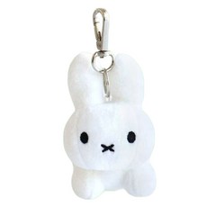 BRUNA FAMILY 토끼 가방고리인형, 10cm, 혼합색상, 1개