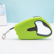 요런개 반려동물 꼬임 방지 자동 리드줄, 그린, 1개